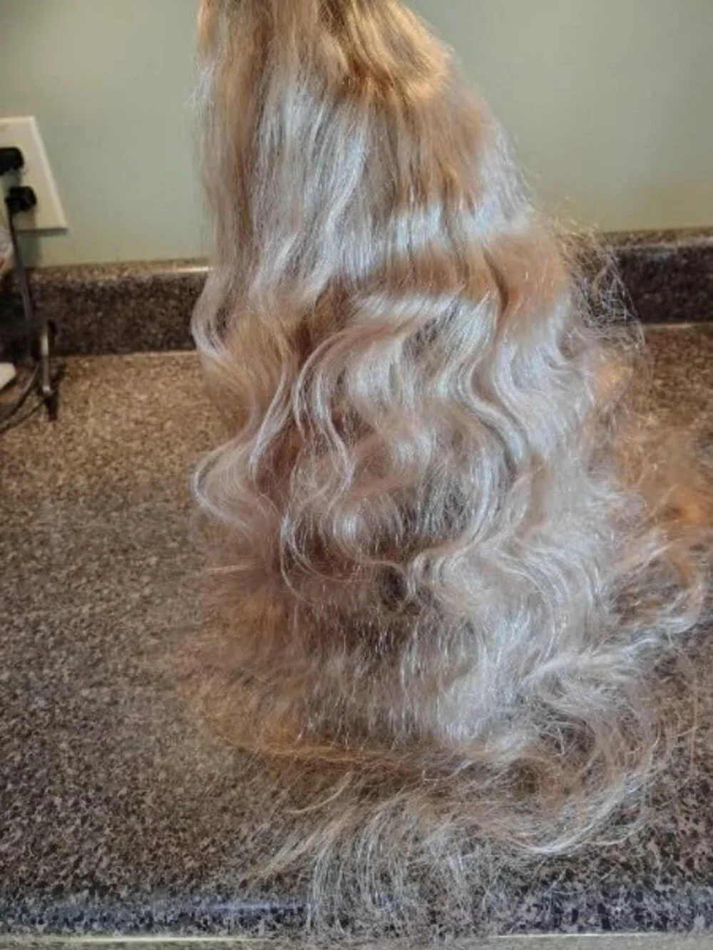 Human Ash Blonde Hair Wavy Wig 13x4 Hd Lace Front Body Wave Glue Less 250%